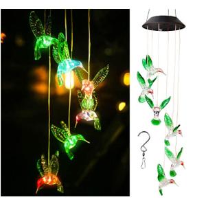 China 4.8 Inches Hummingbird Animal Shaped Solar Garden Lights on sale