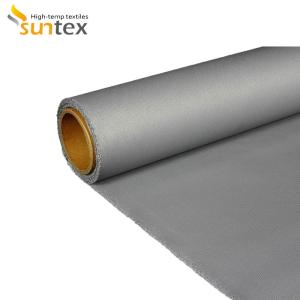 Stainless Steel Wire Reinforced Single Side Silicone Coated Fiberglass Fabric