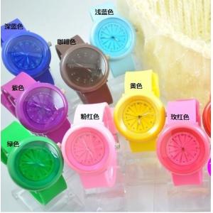 Silicone watch, silicone material, fashion design, japanese movement, 3atm water