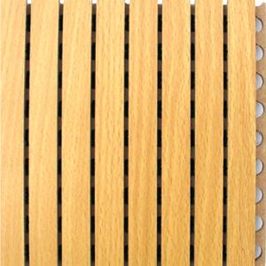 Noise Reduction Wooden Grooved Acoustic Panel KTV Wood Acoustic Panels
