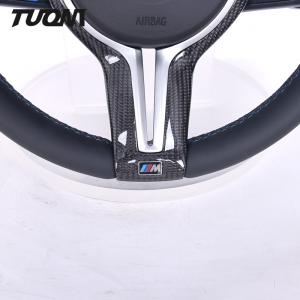 Full Leather BMW Carbon Fiber Steering Wheel Car Accesory Standard Diameter
