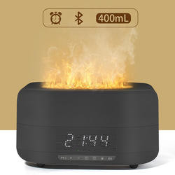 HOMEFISH 400ml Ultrasonic Flame Air Humidifier With Bluetooth
