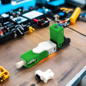 Quality SC APC Single mode Assembly Quick Connector Fiber Optic Fast Connector Laser OEM for sale