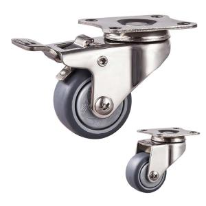 China 2''  Light Duty Stainless Steel Swivel Locking Caster on sale