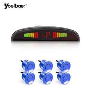 China HD Monitor 12V Car Reverse Sensor Set 6 Waterproof Sensors Easy Installation on sale