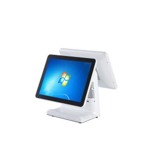 Quality 15&quot; And 15&quot; Double Touch Screen Retail Point Of Sale With Low Power Consumption for sale