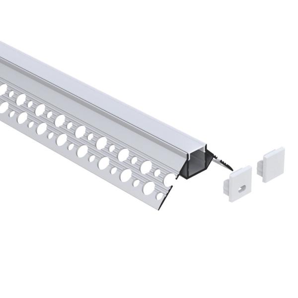 Buy Recessed Extrusion Drywall Aluminium Profiles For Wardrobe Office at wholesale prices