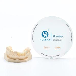 YUCERA ST Multilayer Yucera Pre Sintered Zirconia Dental Ceramic Materials
