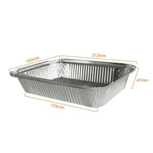 Customized Aluminium Takeaway Containers for Disposable To Go Process Type Pulp