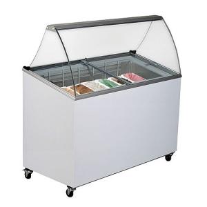 Quality Gelato Ice Cream Display Freezer LED Lighting Low Power Consumption for sale