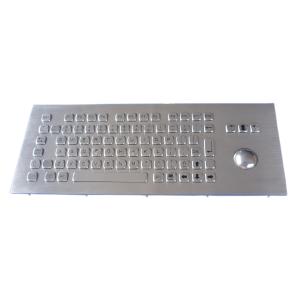 Top Panel Explosion Proof Industrial Keyboard With Trackball , 38mm Mechanical