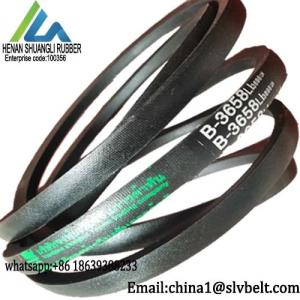 Quality Type B Wrapped Rubber V Belts Length 306''-316'' For Drive Transmission Machine for sale