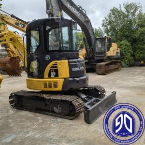 Resilient construction USED PC55 excavator with Advanced hydraulic systems