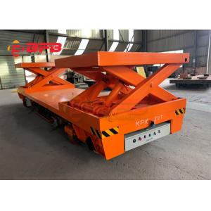 OEM Dc Motor 50T Hydraulic Lifting Transfer Cart Steerable