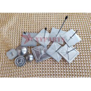 Mild Steel Self Adhesive Insulation Hangers Pins With Speed Clips