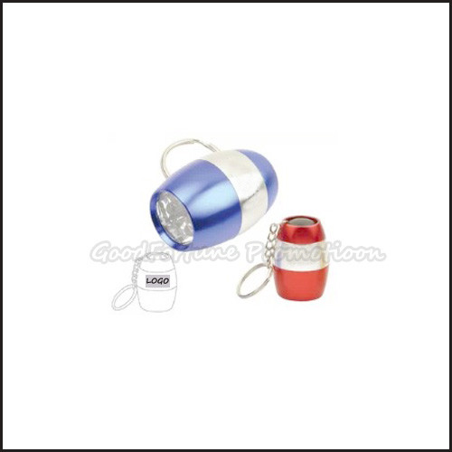 Buy advertising 6 led flashlight torch keychain keyrings Printed logo at wholesale prices
