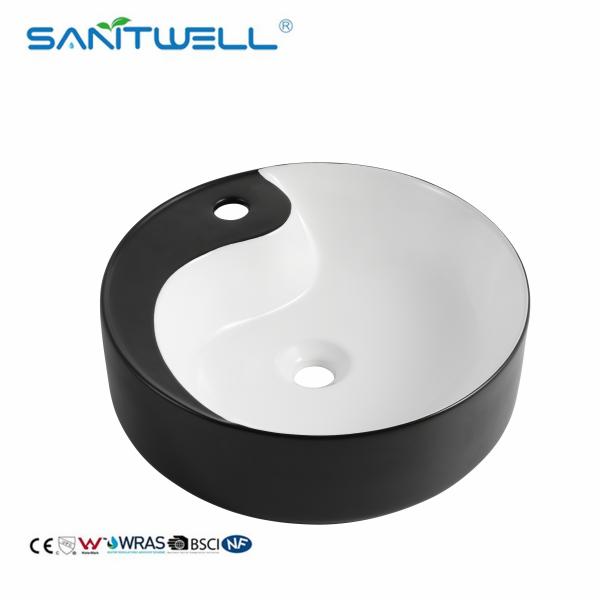 Buy Thin Edge Ceramic Vessel Sink  Washing Ceramic Basin Countertop Ultra  Bathroom Above Counter Basin at wholesale prices