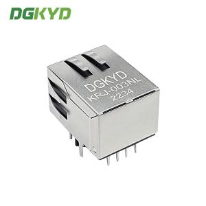 Network Connector RJ45 with Transformer Integrated Magnetics , 100BASET G/Y