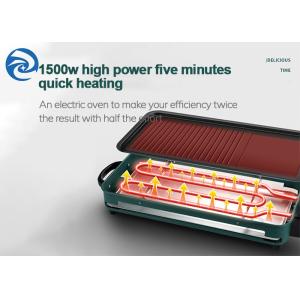 Smokeless Electric Grills Griddles Skillets 1500W 3-10 People