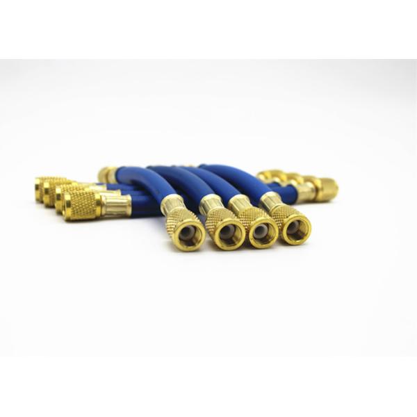 Flexible Brass Refrigerant Charging Hose Refregirator Fittings Parts Smooth Surface