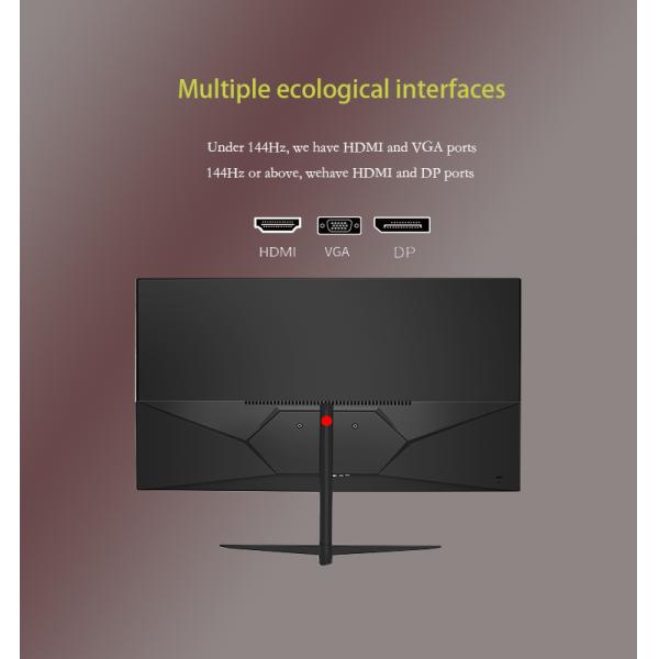 24 Inch LED Or LCD PC Gaming Monitor 1K FHD Resolution Anti Blue Light OEM Logo