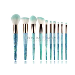 China 10pcs  Soft Synthetic Hair Mass Level Makeup Brushes Globle - Look on sale