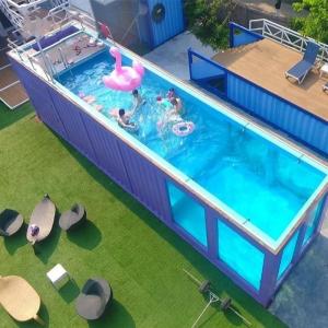 20ft 40ft Above Ground Prefab Shipping Container Swimming Pool