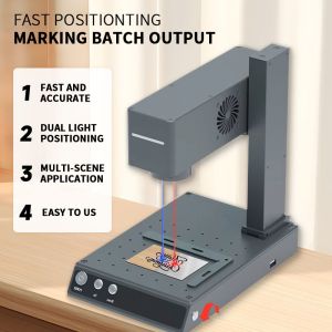 New Programmable Fiber Laser Marking Machines Laser Printer Engraver for Gold