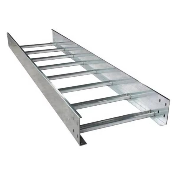 Steel Raw Material Cable Tray with Solid Bottom Support Type and Powder Coated Finish