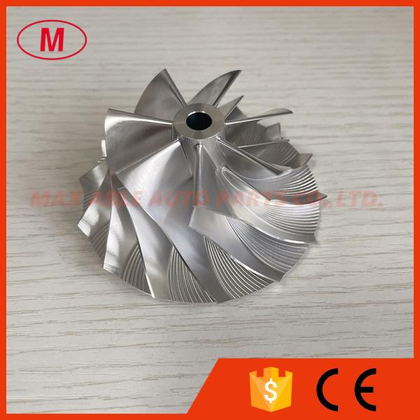 TD07S forward 53.91/78.00mm 7+7 blades high performance turbo milling /aluminum 2618/billet compressor wheel
