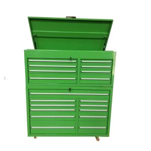 Quality 19 Drawers Cold Rolled Steel Professional Workshop Metal Tool Cabinet with Wheels for sale