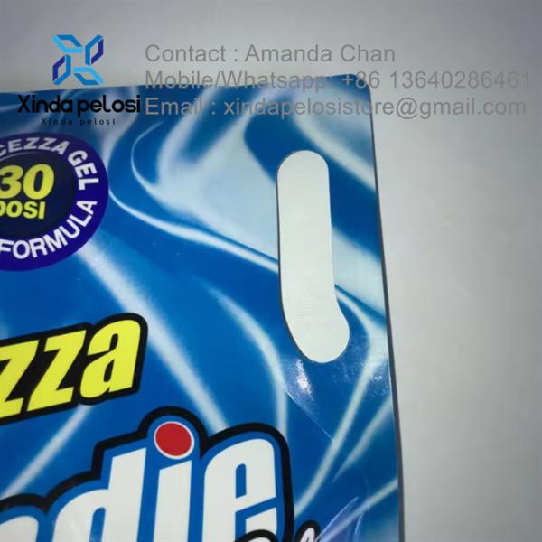 Buy Plastic Stand Up Pouches Printing Liquid Stand Up Spout Plastic Packaging Laundry Washing Pouch at wholesale prices