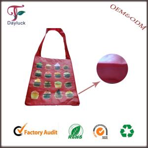 Insulated shopping cart bags with long handles