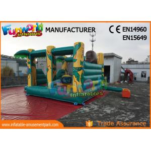 Jungle Inflatable Air Jumping House Commercial Bouncy Castles Digital Printing