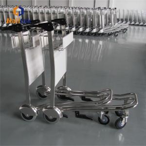 Stainless Steel Airport Trolley With Four Wheels