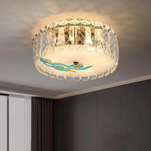 Ceiling Luxury Crystal Lamp Modern Ceiling Luxury Light Led Ceiling Fans Lights For Living Room