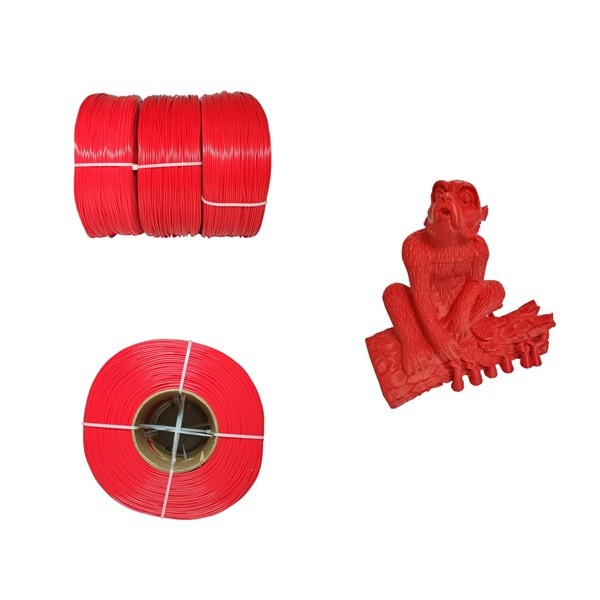 Durable Red Color PLA 3D Printer Filament , 1.75 Pla Filament High Stiffness