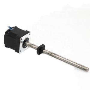 High Torque Nema 14 Linear Stepping Motor With 4 Leads Hybrid For Micro Linear