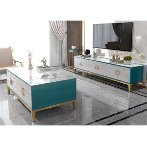 ISO18001 Marble TV Unit With Matching Coffee Table