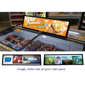 Commercial Digital Signage Indoor Shelf LCD Display For Supermarket Shopping