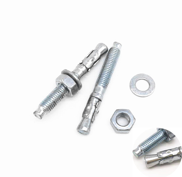 Buy Galvanized Blue-White/Yellow Carbon Steel Wedge Anchor at wholesale prices