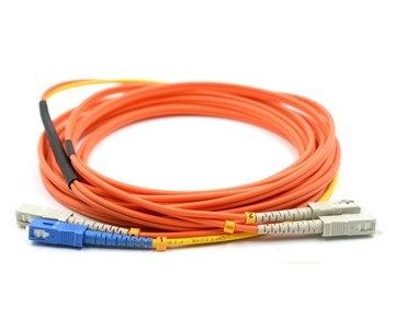 62.5/125 Fiber Optic Patch Cord with 3meter Length and Low Insertion Loss ≤ 0