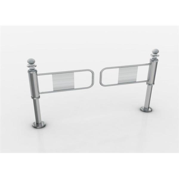 Buy Mechanical Hand Push Electronic Turnstiles Single Direction Entrance Security Gates at wholesale prices