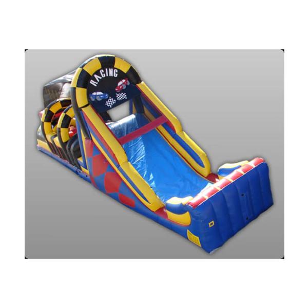 Giant Inflatable Outdoor Play Equipment , Tunnel Obstacle Course For Amusement Park