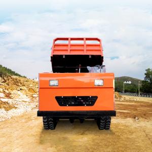 Chang Chai Engine Powered Crawler Dumper Truck For Heavy Duty Material Handling