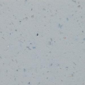 Quality White Engineered Quartz Countertops With Mirror Piece , Thickness 1.2cm / 2cm / 3cm for sale