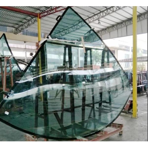 Custom Curved Tempered Glass 6mm Toughened Laminated Glass Panels