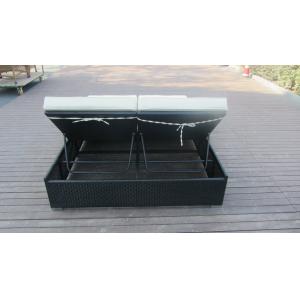 Hand-Woven Rattan Sun Lounger , Outdoor Garden Lounge Chair