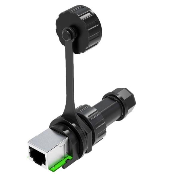 Buy Waterproof Rj45 Modular Jack Female To Female 40m Ohm Industrial at wholesale prices