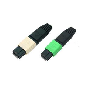 MPO MTP Fiber Optic Connector With Female Male 12 Core 24 Core SM MM Type